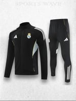 ترنك تمرين ريال مدريد اسود سحاب 26/25