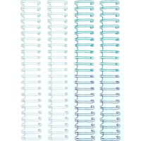 اسلاك سينش لصنع الدفاتر 1 إنش - 4 قطع (أزرق)