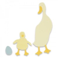 سيزيكس قالب قص شكل البطة والفرخ