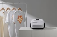 مكبس حراري كبير (أبيض)