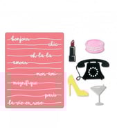 سيزيكس إطار قوالب قص مجموعة 5 قطع وطوابع ختم - شكل...