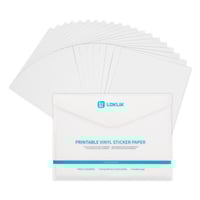 ورق فينيل لاصق قابل للطباعة - 20 ورقة (مطفي)