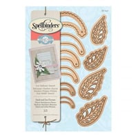 سبيلبينديرز قالب قص لتشكيل زهرة تشبه المروحة مع أو...