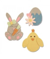 سيزيكس بقز قياس كبير - قالب الأرنب والدجاجة والبيض...