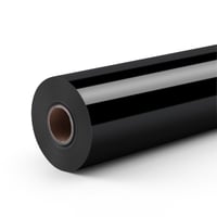 لفة فينيل حراري (أسود لامع)