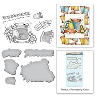 سبيلبينديرز قالب قص وطوابع ختم مع عبارة إنجليزية ت...