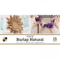 أميريكان كرافتس قصاصات من خامة نسيج الخيش للإستخدا...