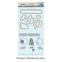 سبيلبينديرز قالب قص وطوابع ختم مع عبارة إنجليزية م...