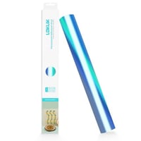 لفة فينيل لاصق دائم (أزرق هولوغرافيك)