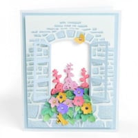 سيزيكس قالب نقش الورق ثلاثي الأبعاد - شكل النافذة