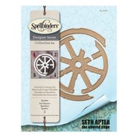 سبيلبينديرز قالب قص شكل عجلات العربة الخشبية محطمة