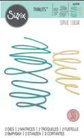 Sizzix Thinlits Die Set 2PK - Scribbles