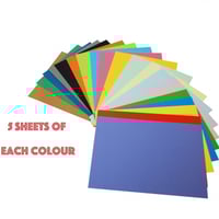 100 ورقة A4 كاردستوك 225 جم - عدة ألوان