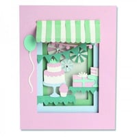 سيزيكس قالب قص صندوق الظل - كرت ثلاثي الأبعاد لعيد...