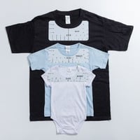 مجموعة مسطرة تي شيرت 4 قطع