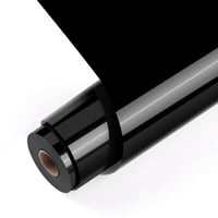 لفة فينيل حراري (أسود لامع)