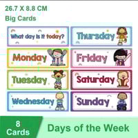 بطاقات أيام الأسبوع باللغة الإنجليزية