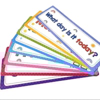 بطاقات أيام الأسبوع باللغة الإنجليزية