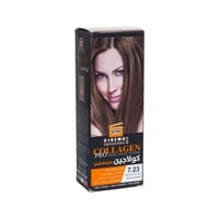 صبغة كستنائي متوسط بالكولاجين 7.23