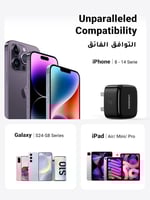 فيش جداري PD بتقنية الشحن السريع 20 واط من شركة UG...