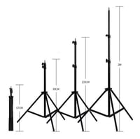 ستاند مع اضاءة للتصوير 3 الوان