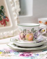 3738 كوب مع صحنين انتيك من جونسون برذرز Johnson Br...