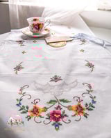 3602 مفرش رنر طاولة مطرز