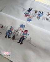 3627 مفرش مطرز دفء الشتاء