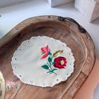 3513 منديل انتيك مطرز جانبي لوقت القهوة والشاي (5)