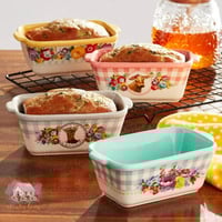 3074 طقم صواني بايركس ميني للفرن بطابع ريفي أنيق