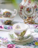 3598 كوب مع صحن انتيك من رويال ڤيل Royal Vale (2)