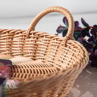 3476 صينية بشكل دائري من الراتان