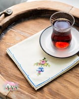 3687 مفرش انتيك مطرز أطياف الريف