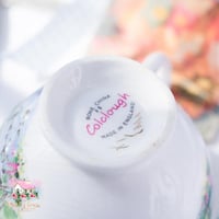 3522 كوب مع صحنين انتيك من كولكلوڤ Colclough