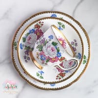 3426 كوب مع صحنين انتيك من رويال ستافورد