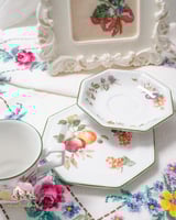 3737 كوب مع صحنين انتيك من جونسون برذرز Johnson Br...