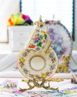 3659 كوب مع صحن انتيك من ستافورد وباراجون