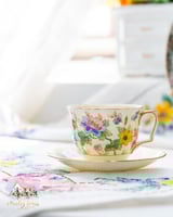 3659 كوب مع صحن انتيك من ستافورد وباراجون