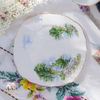 3520 كوب مع صحن انتيك من كولكلوڤ Colclough