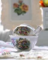 3560 كريمر وزبدية انتيك من رويال ڤيل Royal Vale