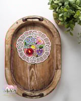 3653 مفرش تطريز ملون كلاسيكي (رقم 3)