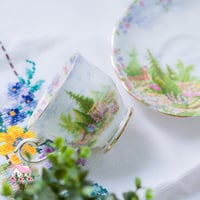 3529 كوب مع صحن انتيك من رويال البرت Royal Albert