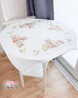 3767 مفرش مطرز انتيك ربيع الوادي