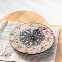 3511 ساعة حائط ريترو خشبية من إزابيل روز (حجم صغير...