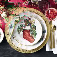 3235 صحن جورب الهدايا الشتوي