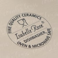 3492 صينية بايركس زهرية مطبوعة يدويا من إزابيل روز