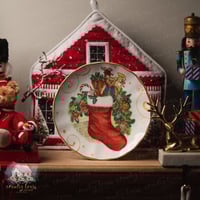 3235 صحن جورب الهدايا الشتوي