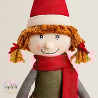 1393 دمية الفتاة الشتوية