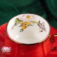 3383 كوب شتوي أحمر مع صحن