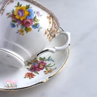 3435 كوب مع صحن انتيك من سالزبيري